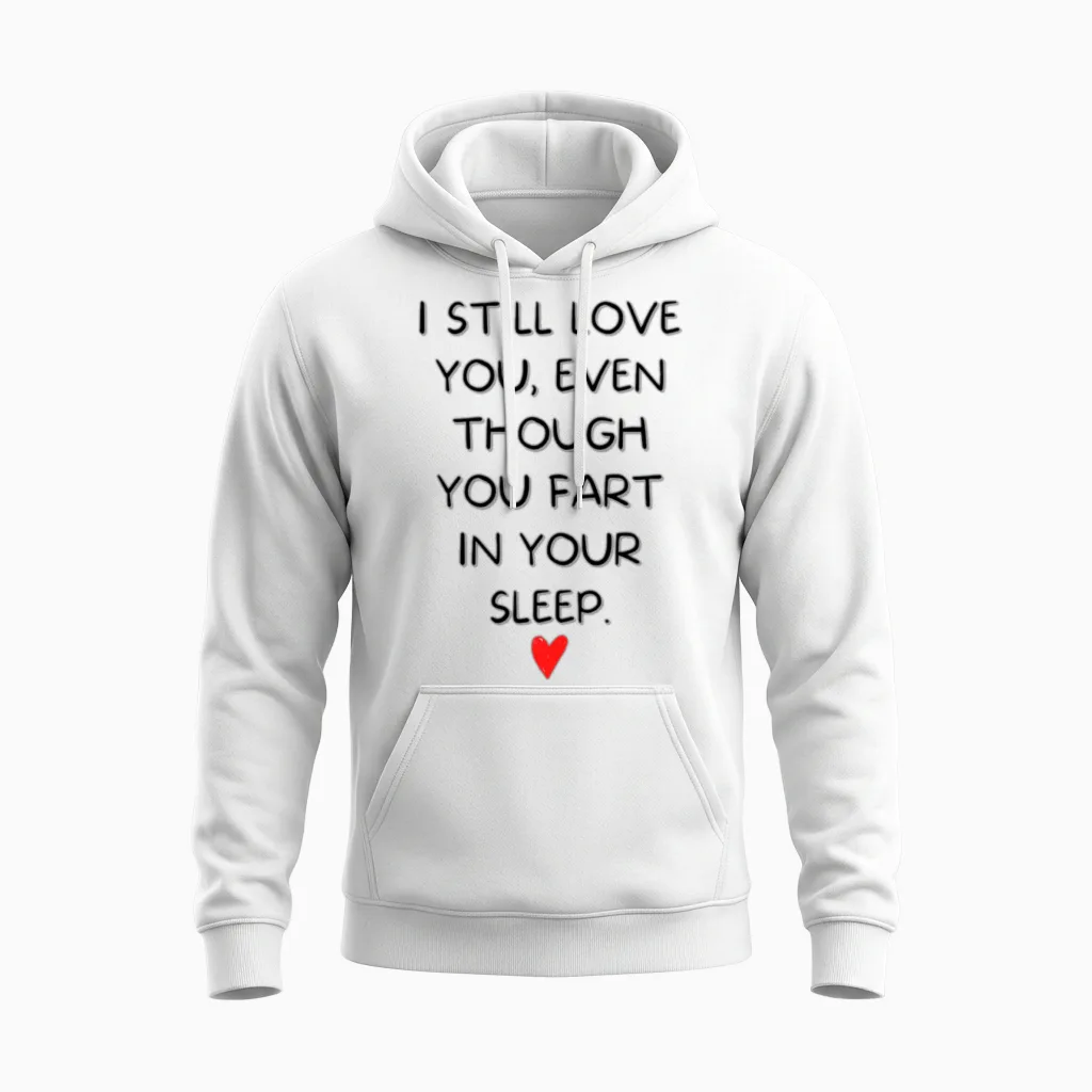 Funny Anniversary - Couples & Matching Unisex Hoodie in White