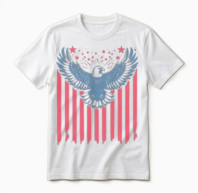 Eagle America Wildlife Unisex T-Shirt in White