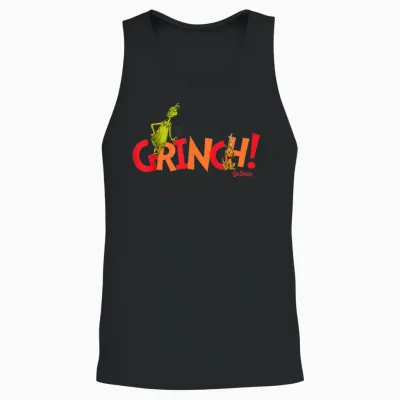 Dr. Seuss Grinch! with Max Unisex Tank Top - Black