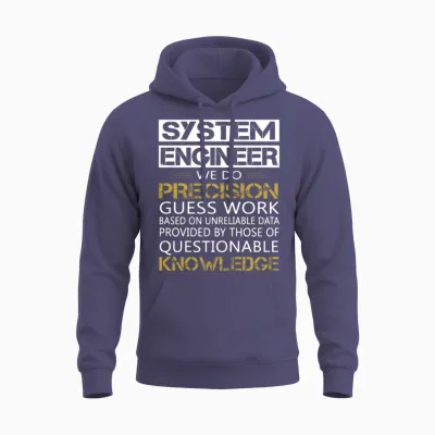 System Engineer Unisex Hoodie - Heather Sport Dark Navy