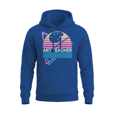 Art Teacher Art Professor Retro Unisex Hoodie - Royal