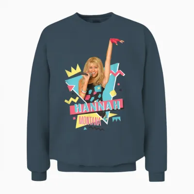 Disney Hannah Montana 90s Unisex Sweatshirt - Dark Heather