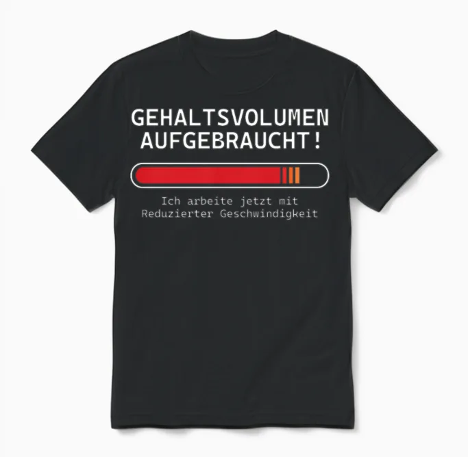 Funny Quote German - Memes & Humor Unisex T-Shirt in Black