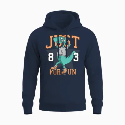 Funny Children 51 Unisex Hoodie - Navy