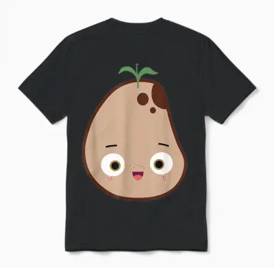 Funny Good Egg Teacher Halloween Costume the Couch Potato Unisex T-Shirt - Black