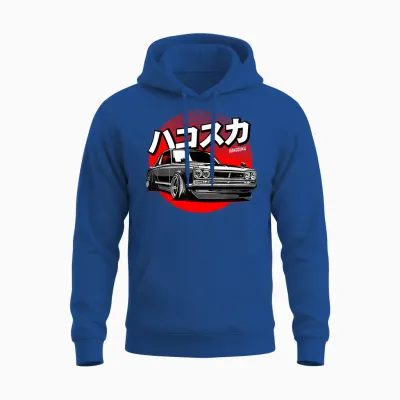 Japanese Racing Car Jdm Tokyo Japan Drift Unisex Hoodie - Royal