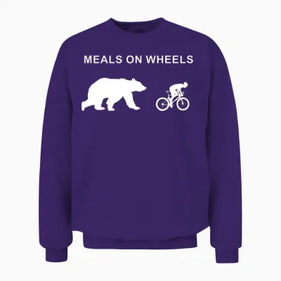 Meals on Wheels Unisex Sweatshirt - Purple