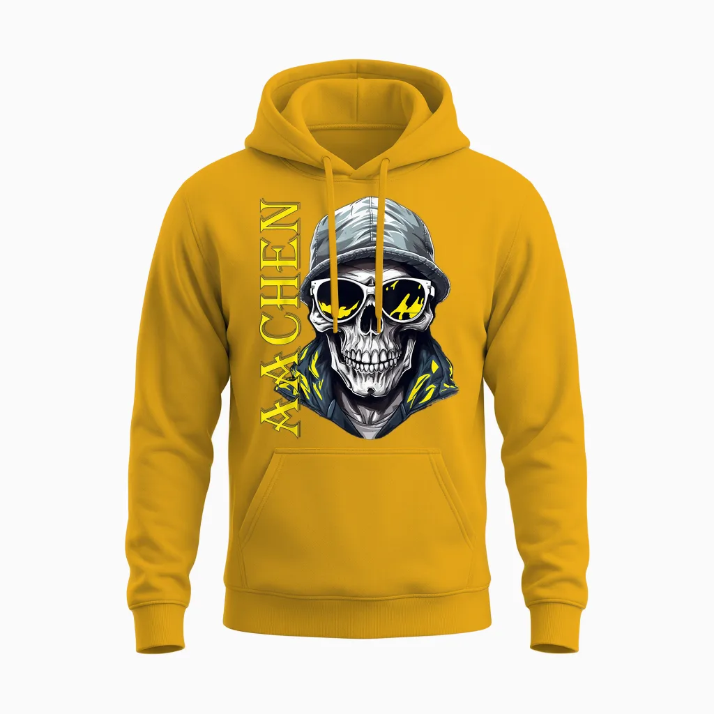 Aachen T-Shirt Aachener Ultras Fans Geschenke Aachen Nrw Unisex Hoodie in Gold