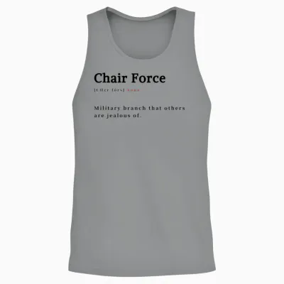 Chair Force Definition Unisex Tank Top - Sport Grey