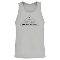 Pacific Coast Motorcycle Triangle Unisex Tank Top - Ash – 2