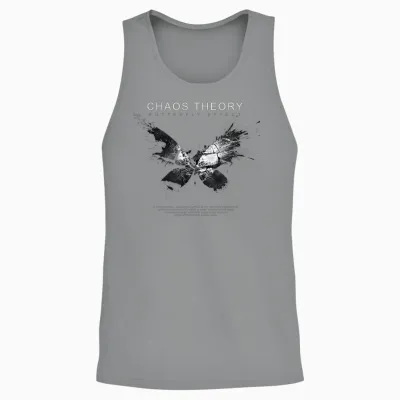 Design Artistique Mettant L'accent Sur Les Petits Battements D'ailes, Le Grand Monde Unisex Tank Top - Sport Grey