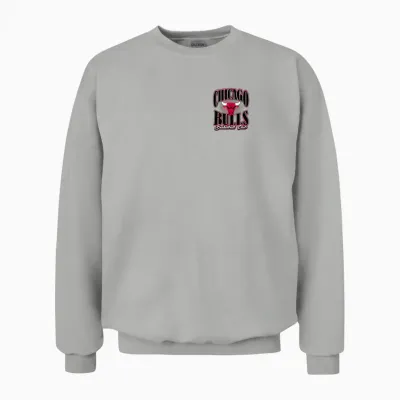 Offizieller Nba Chicago Bulls Pocket Pass Unisex Sweatshirt - Ash
