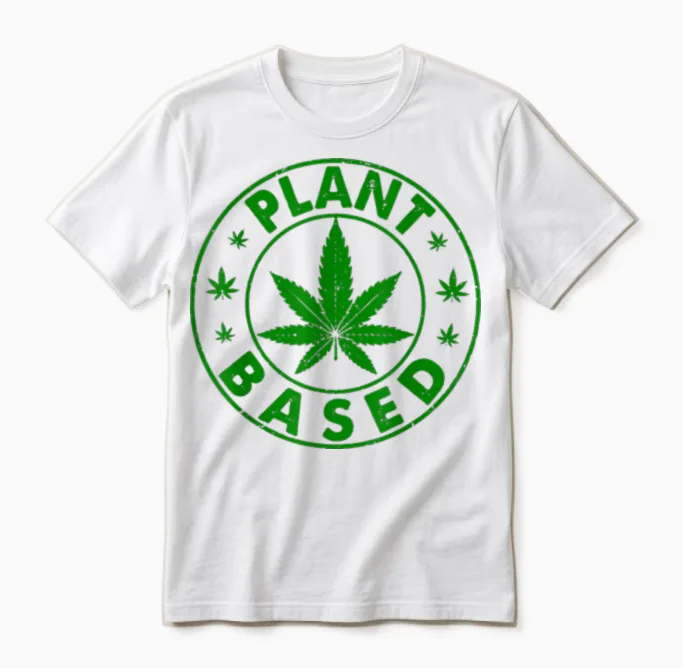 Plant Weed Kostüm Cannabis Marihuana Grower 420 Unisex T-Shirt in White