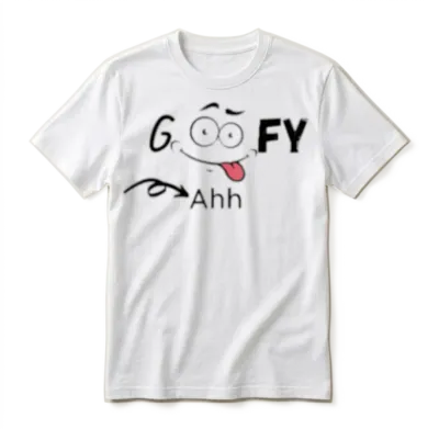 Funny Goofy Ahh Unisex T-Shirt - White