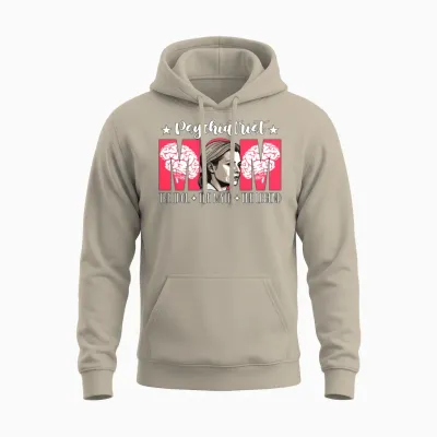 Psychiatrist Mom the Idol the Myth Psychotherapy Unisex Hoodie - Sand