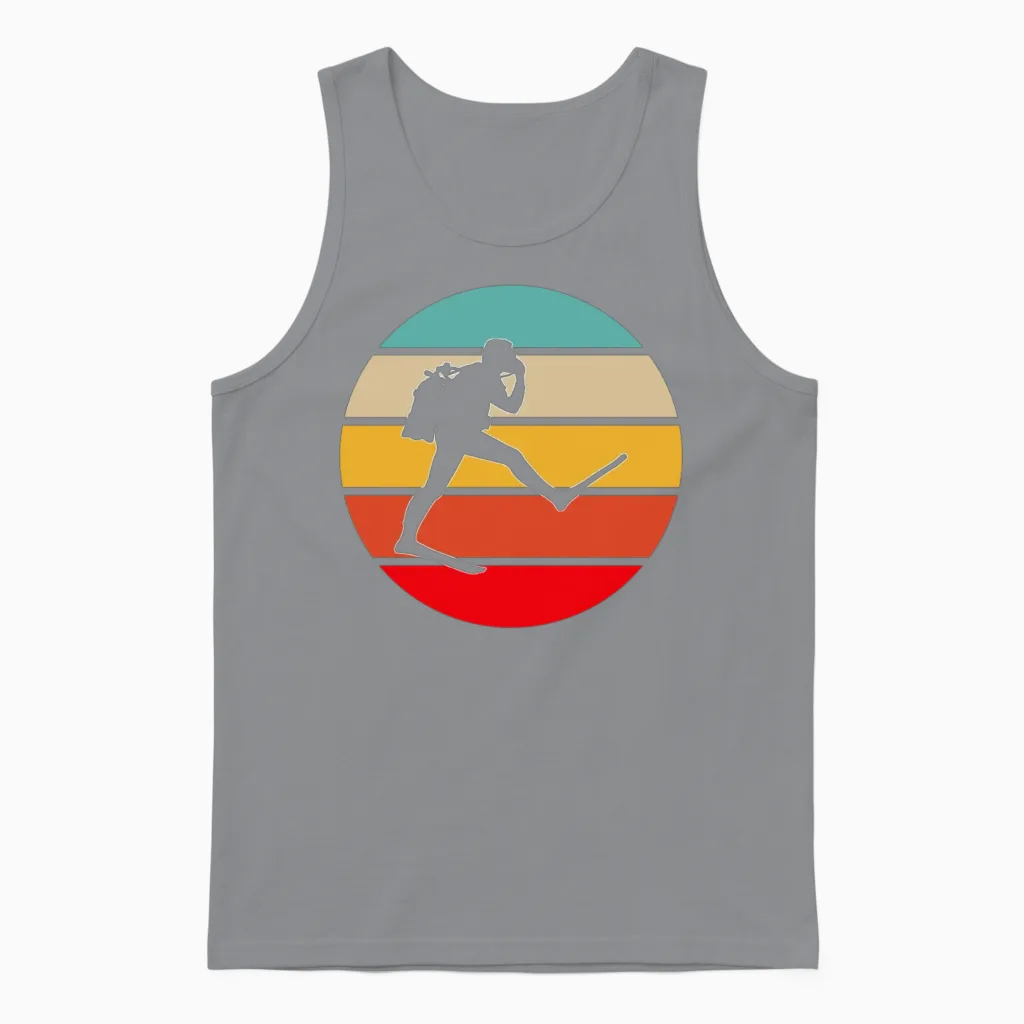Dive Retro Unisex Tank Top in Sport Grey