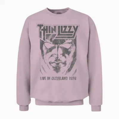 Thin Lizzy Jailbreak Album Cleveland Unisex Sweatshirt - Light Pink