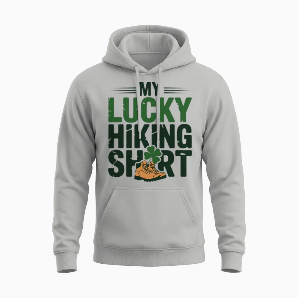 My Lucky Hiking - & Outdoors Unisex Hoodie in Ash