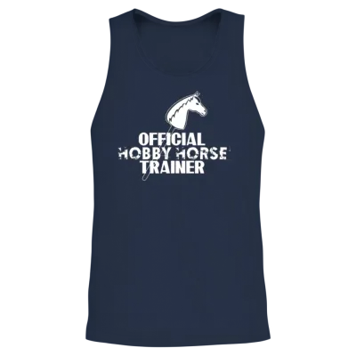 Hobbyhorse Hobby Horse Hobby Horsing Unisex Tank Top - Navy