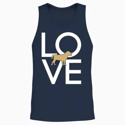 Dog Unisex Tank Top - Navy