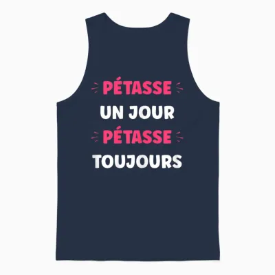 Super Nickname Cute Humor Unisex Tank Top - Navy