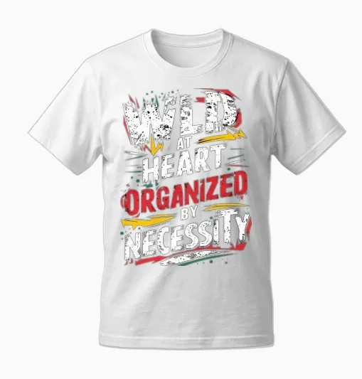 Wild Funny Quote Unisex T-Shirt - White