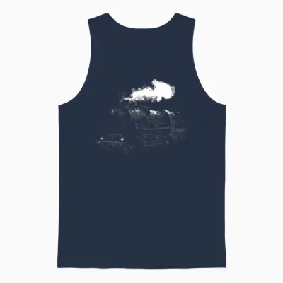 Train Unisex Tank Top - Navy