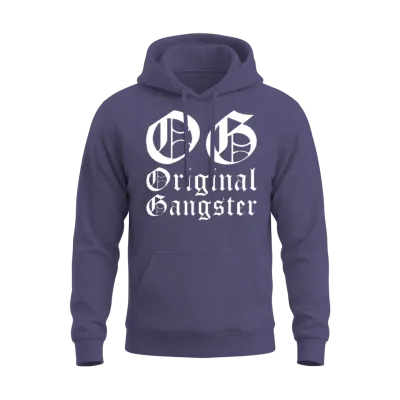 Og Original Gangster Unisex Hoodie - Heather Sport Dark Navy
