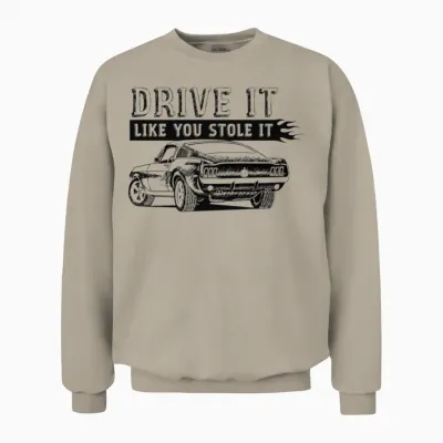 Drive It - Fastback Unisex Sweatshirt - Sand