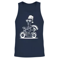 Funny Thanksgiving Unisex Tank Top - Navy – 2