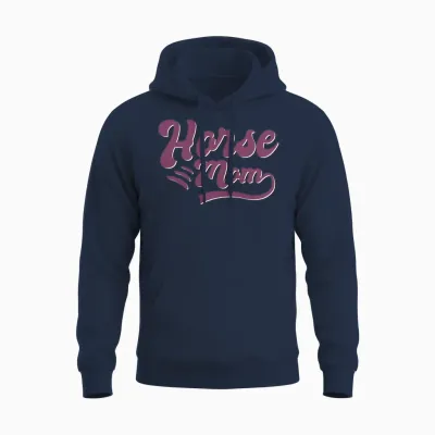 Horse Mom Unisex Hoodie - Navy