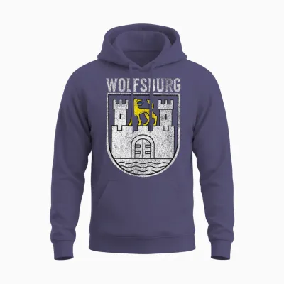 Wolfsburg Allemagne Unisex Hoodie - Heather Sport Dark Navy