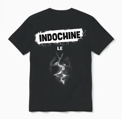The Kiss of Indochina Passion Love Music Man Woman T-Shirt, Black, S Unisex T-Shirt - Black
