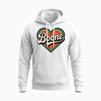Boone Lover Shirt for Men Women Boys Girls Unisex Hoodie - White