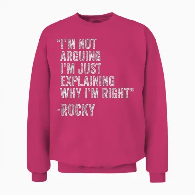 Rocky Zitat Lustiger Geburtstag Custom Name Idee Ingenieur Unisex Sweatshirt - Heliconia