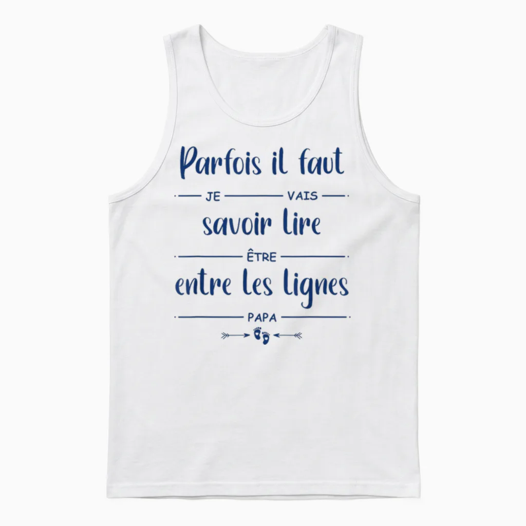 Future Dad Announcement Pregnancy Baby I'm Going to Be Dad T-Shirt, White, S Unisex Tank Top in White