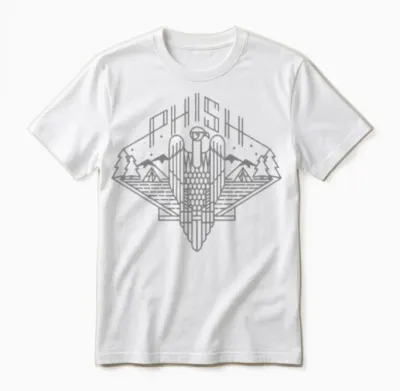 Phish Band Logo Unisex T-Shirt - White