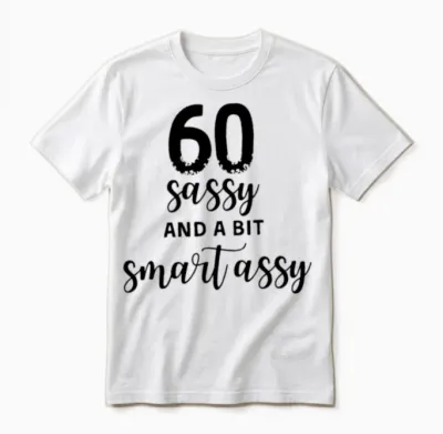 60th Birthday Gifts Unisex T-Shirt - White