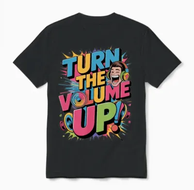 Zohran Mamdani, New York, Turn the Volume Up Unisex T-Shirt - Black