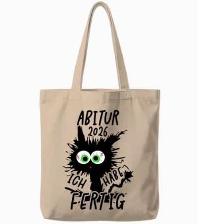 Abitur 2026 Ich Habe Fertig Tote Bags - Natural