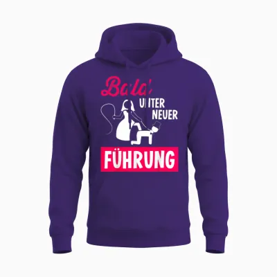 Jga Junggesellenabschied Bald Unter Neuer Führung Unisex Hoodie - Purple