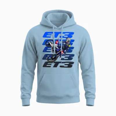 Et3 Eli Motocross Tomac Supercross Unisex Hoodie - Light Blue