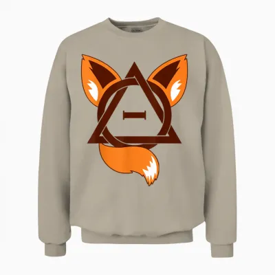 Theta Delta Fox Therianischer Stolz Unisex Sweatshirt - Sand