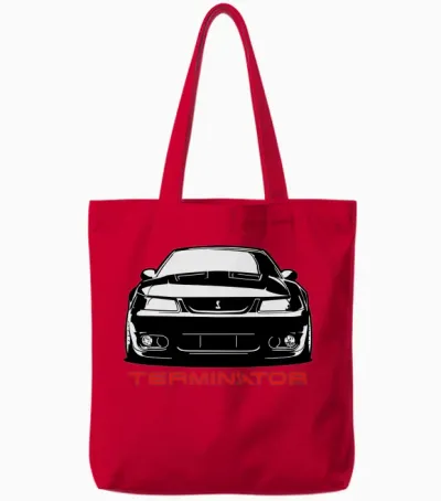Mustang Cobra Terminator Tote Bags - Red