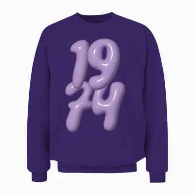 1974 Vintage Unisex Sweatshirt - Purple