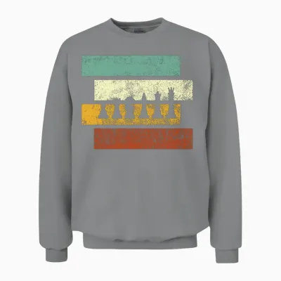 Chess Retro Unisex Sweatshirt - Sport Grey