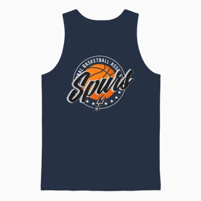 Ballon Officiel Nba San Antonio Spurs All Ball Unisex Tank Top - Navy