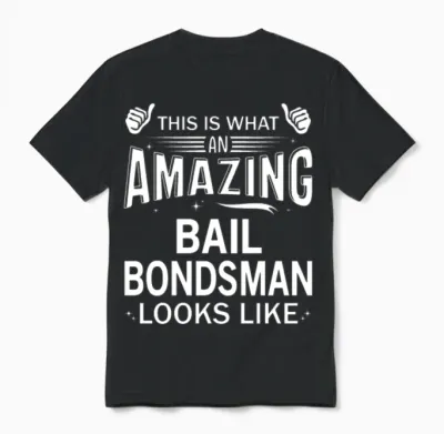Amazing Bail Bondsman Unisex T-Shirt - Black