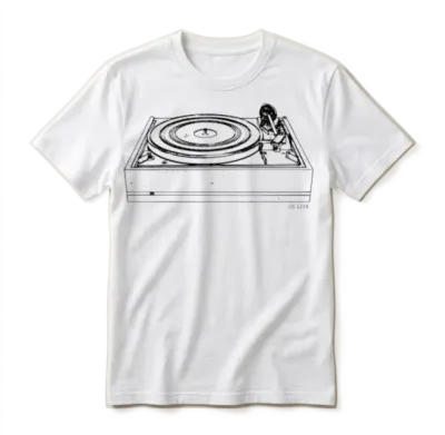 Dual 1219 Turntable Vintage - Black Unisex T-Shirt - White