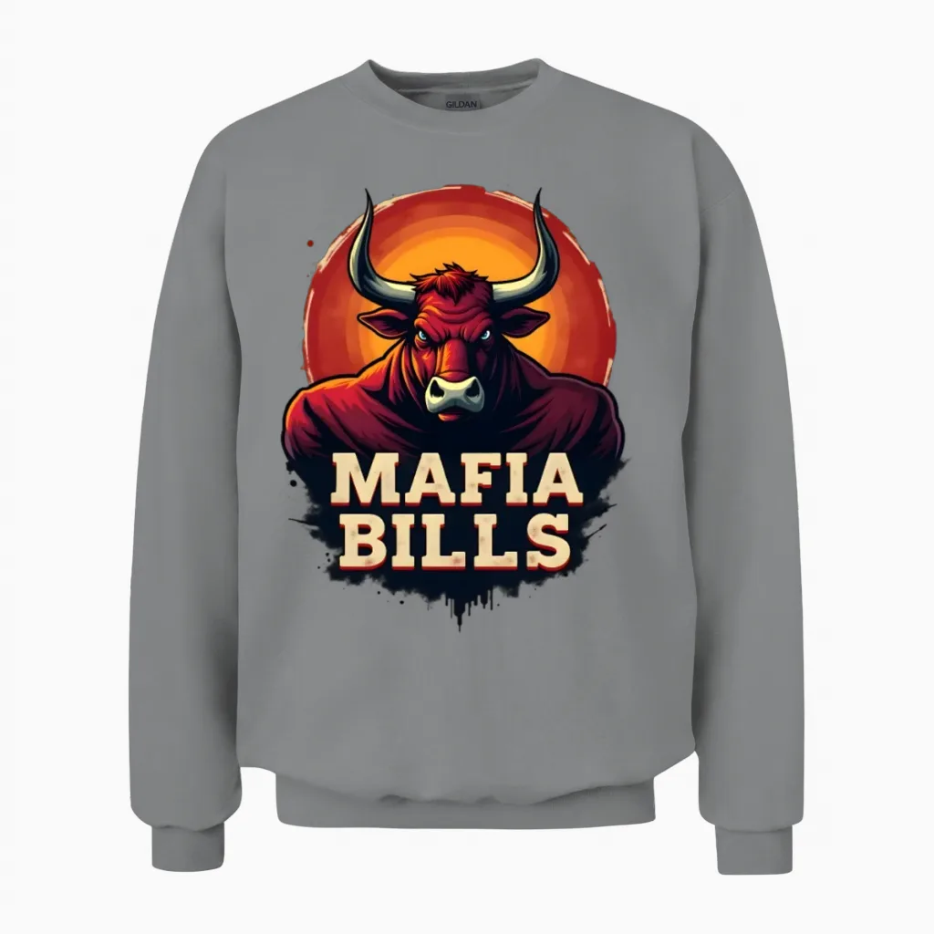 Sunday's Are for the Bills Unisex Sweatshirt in Sport Grey